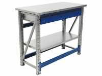 Слесарный металлический верстак MASTER (№104) MT100.MF1/MF1.101