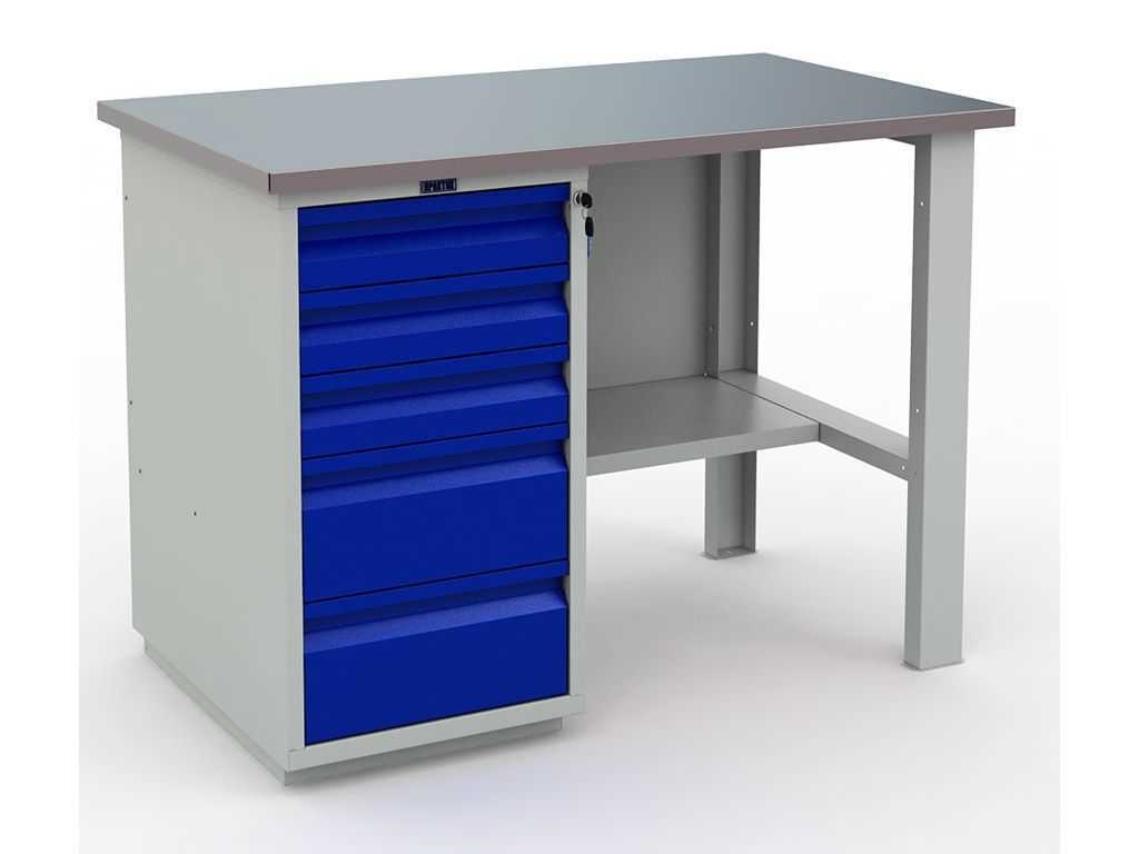 Верстак с регулировкой PROFI (№ 202) WT120.WD5/F1.000