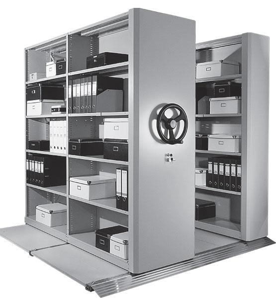 Передвижные стеллажи