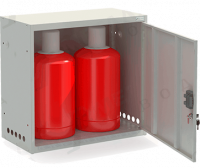 Шкаф для газовых баллонов ШГР 27-2-4(2x27л)