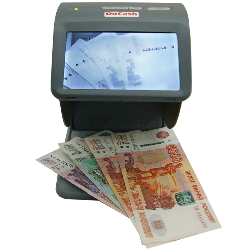 Компактный комбинированный детектор банкнот DoCash mini IR/UV/AS