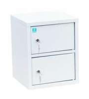 Индивидуальный шкаф кассира на 2 отделения вертикальный, навесной (ИШК-2в)