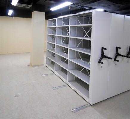 Мобильные библиотечные стеллажи серия Л