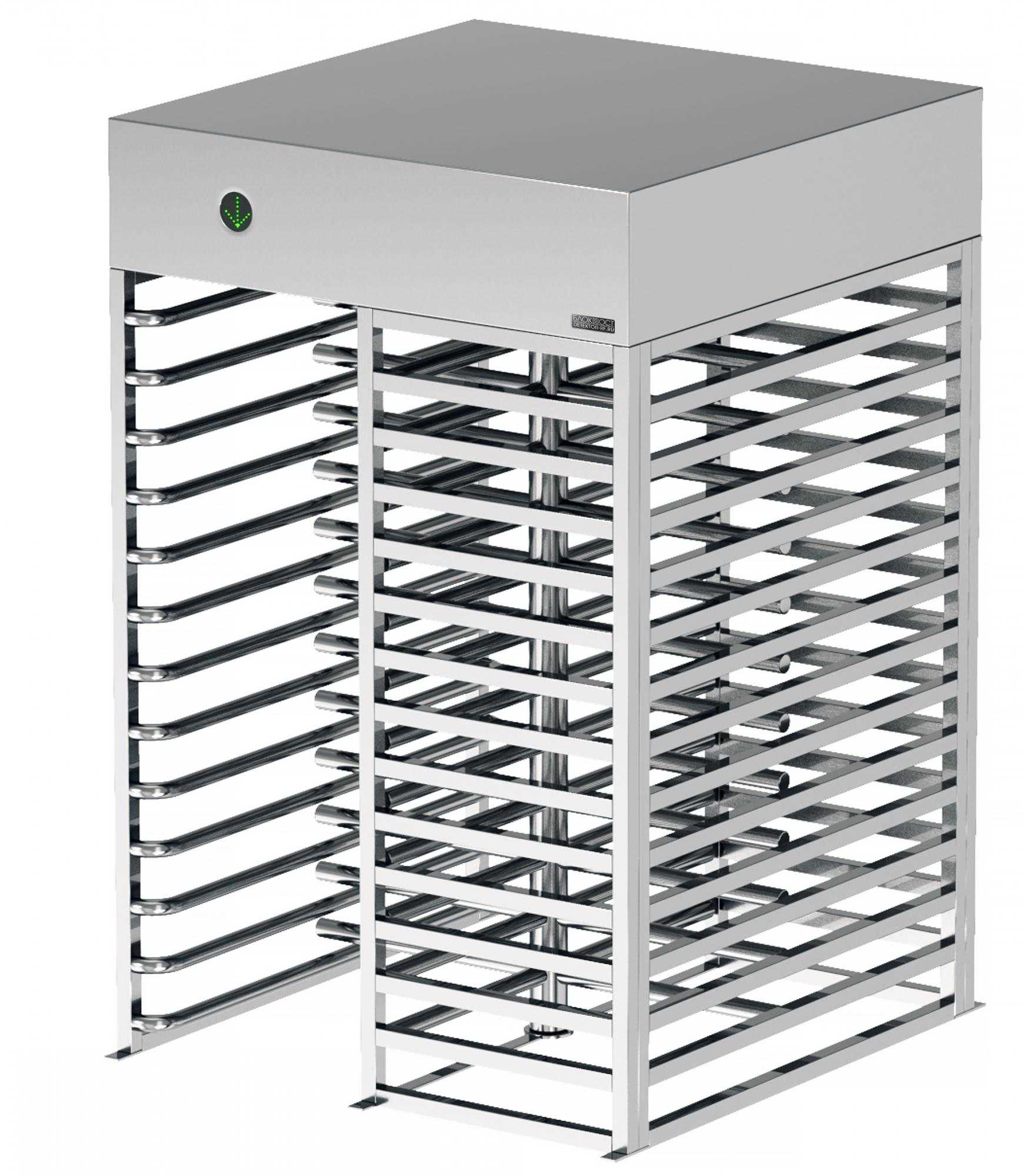 Полноростовой роторный турникет БЛОКПОСТ РСТ 1400